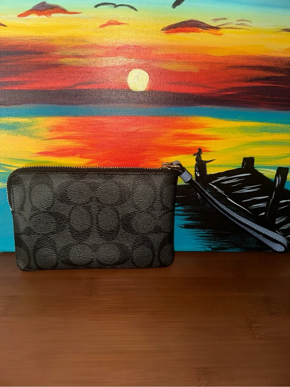 Coach wristlet clutch